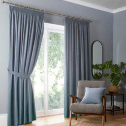 Fusion Dijon Thermal And Blackout Fully Lined Pencil Pleat Curtains - thumbnail 1