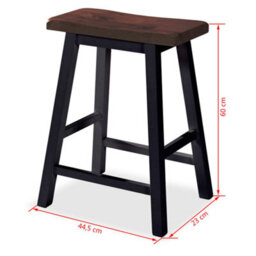 Berkfield Bar Set 3 Pieces Mdf Black - thumbnail 9