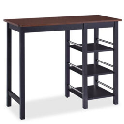Berkfield Bar Set 3 Pieces Mdf Black - thumbnail 3
