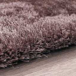 Grey Plain Shaggy Luxurious Sparkle Easy To Clean Handmade Rug For Dining Room Bedroom And Living Room-160Cm X 230Cm - thumbnail 5
