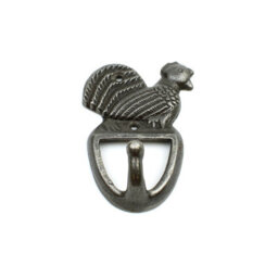 Oakcrafts - Antique Cast Iron Decorative Chicken Hook - 120mm X 90mm