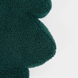 OHS Winter Cushion 1 Pack Christmas Tree Filled Home Decor Plush Soft Fleece, Green - thumbnail 5