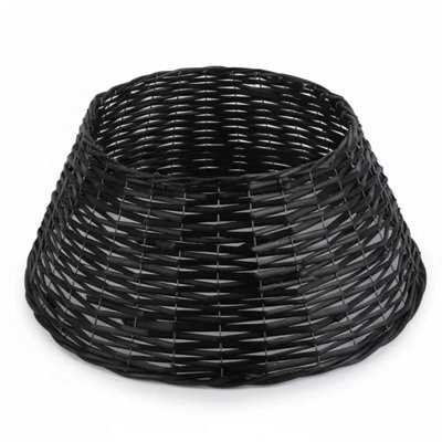 Urbn-Living Urbnliving Black Tree Skirt - Christmas Tree Base Decoration - image 1