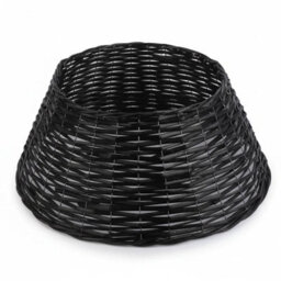 Urbn-Living Urbnliving Black Tree Skirt - Christmas Tree Base Decoration - thumbnail 1
