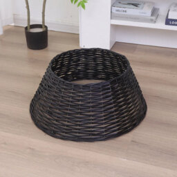 Urbn-Living Urbnliving Black Tree Skirt - Christmas Tree Base Decoration - thumbnail 5