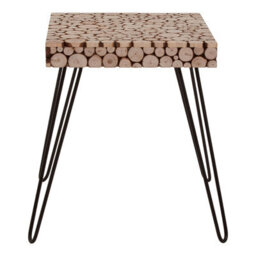 Orsina Easy To Maintain Square Side Table, Stable And Durable Table With Hairpin Legs, Design Cocktail Square Table - thumbnail 3