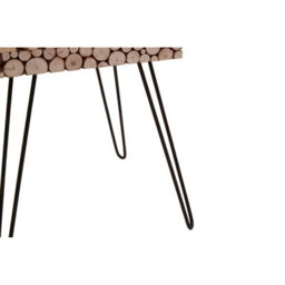 Orsina Easy To Maintain Square Side Table, Stable And Durable Table With Hairpin Legs, Design Cocktail Square Table - thumbnail 4