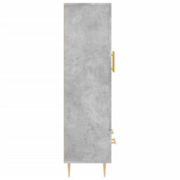 Berkfield Highboard Concrete Grey 69.5X31X115 Cm Engineered Wood - thumbnail 7