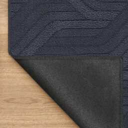 Xample Multy Home Nova Blue Floor Runner Rug 61 X 183 Cm Durable 3D Textured Polypropylene With Non-Slip Rubber Backing - thumbnail 4