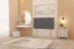 Somnior Beds Somnior Alexas Divan Bed Set With Midnight Pocket Sprung Mattress And Headboard Silver Plush - thumbnail 5