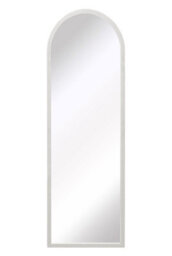 Mirroroutlet The Arcus White Metal Framed Arched Garden Wall Mirror 120Cm X 40Cm - thumbnail 2