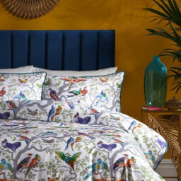 Laurence Llewelyn-Bowen Birdity Absurdity 100% Cotton Sateen Multicoloured Duvet Cover Set - thumbnail 2