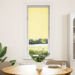 Berkfield Durable Roller Blind Blackout Yellow 40X150 Cm Fabric Width 35.7 Cm Polyester