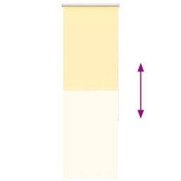 Berkfield Durable Roller Blind Blackout Yellow 40X150 Cm Fabric Width 35.7 Cm Polyester - thumbnail 9