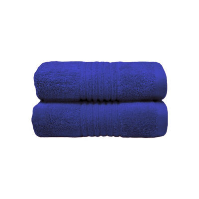 Ultra Soft Bamboo Hand Towel Pack Of 2 - Misona Blue - image 1