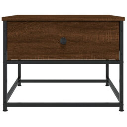 Berkfield Stylish Coffee Table Brown Oak 51X51X40 Cm Engineered Wood - thumbnail 6