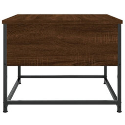 Berkfield Stylish Coffee Table Brown Oak 51X51X40 Cm Engineered Wood - thumbnail 7