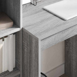 Berkfield Modern Grey Writing Desk Grey Sonoma Particle Board 70 X 50 X 76 Cm - thumbnail 4