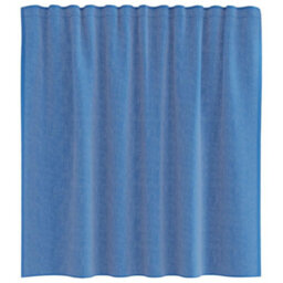Berkfield Voile Curtains With Rod Pockets 2 Pcs Royal Blue - thumbnail 4