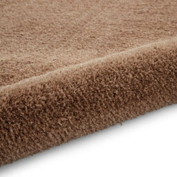 Walnut Shaggy Washable Plain Modern Rug For Living Room Bedroom & Dining Room-120Cm X 170Cm - thumbnail 6