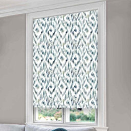 Lister Cartwright Charvak Watercolour Design Blackout Roller Blinds Easy Fit Child Safety Included (Mineral, 180 X140 Cm) - thumbnail 2
