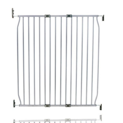 Safetots Screw Fit Metal Baby Gate, Grey, 90Cm - 100Cm - image 1