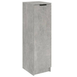 Berkfield Shoe Cabinet Concrete Grey 30X35X100 Cm Engineered Wood - thumbnail 2