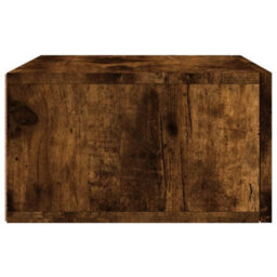 Berkfield Durable Wall-Mounted Bedside Cabinets 2 Pcs Smoked Oak 35X35X20 Cm - thumbnail 8