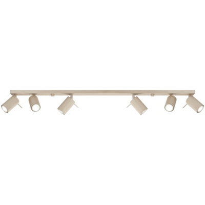 Sollux Lighting Ring Steel Taupe 6 Lights Modern Ceiling Lamps - image 1