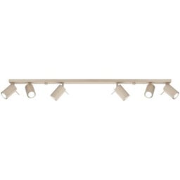 Sollux Lighting Ring Steel Taupe 6 Lights Modern Ceiling Lamps