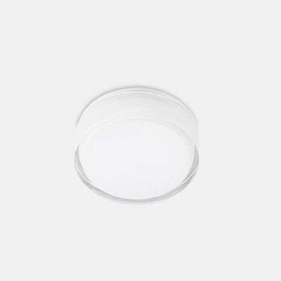 Luminosa Lighting Luminosa Vetro Bathroom Led Round Flush Ceiling Light White 25.1Cm 2400Lm 3000K Ip44
