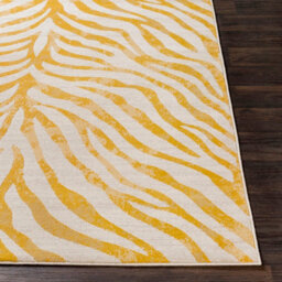 Livabliss City-Animal Print Yellow Beige Taupe Boho Zebra Pattern Living Dining Bedroom Rug 160 X 220 Cm Easy Care, Non Shedding - thumbnail 5