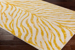 Livabliss City-Animal Print Yellow Beige Taupe Boho Zebra Pattern Living Dining Bedroom Rug 160 X 220 Cm Easy Care, Non Shedding - thumbnail 6