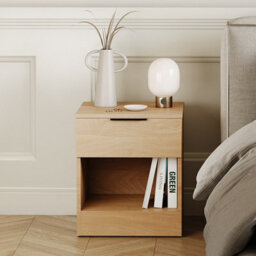 Lassic Vida Designs Trega 1 Drawer Pine Bedside Chest (H)41Cm (W)39Cm (D)28Cm, Set Of 2 - thumbnail 9
