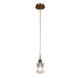 Luminosa Lighting Luminosa Alaska Pendant 1 Light L1/sgu10, Antique Brass - thumbnail 1
