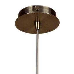Luminosa Lighting Luminosa Alaska Pendant 1 Light L1/sgu10, Antique Brass - thumbnail 3