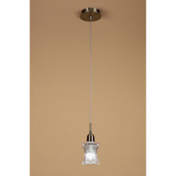 Luminosa Lighting Luminosa Alaska Pendant 1 Light L1/sgu10, Antique Brass - thumbnail 2