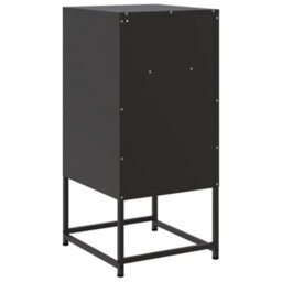 Berkfield Bedside Cabinets 2 Pcs Black 36X39X78 Cm Steel - thumbnail 8