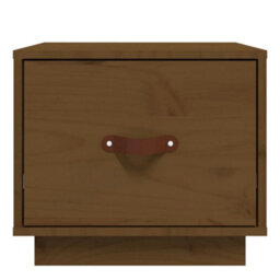 Berkfield Bedside Cabinets 2 Pcs Honey Brown 40X34X35 Cm Solid Wood Pine - thumbnail 5