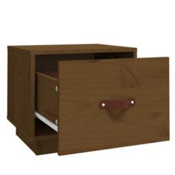 Berkfield Bedside Cabinets 2 Pcs Honey Brown 40X34X35 Cm Solid Wood Pine - thumbnail 6