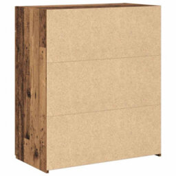 Walplus Storage Cabinet Old Wood 80 X 42.5 X 93.5 Cm Engineered Wood - thumbnail 6