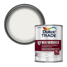 Dulux Trade Weathershield Brilliant White Metal & Wood Undercoat, 1L - thumbnail 1