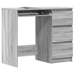 Vidaxl Desk Grey Sonoma 90X45X76 Cm Engineered Wood Desks - thumbnail 4