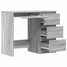 Vidaxl Desk Grey Sonoma 90X45X76 Cm Engineered Wood Desks - thumbnail 5