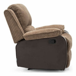 Eco Living Estora Manual Latch Recliner Armchair Brown - thumbnail 5