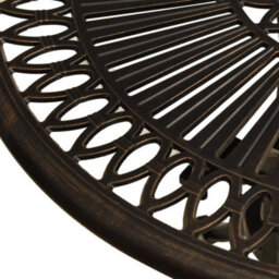 Vidaxl Garden Table Bronze 62X62X65 Cm Cast Aluminium - thumbnail 4