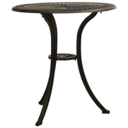 Vidaxl Garden Table Bronze 62X62X65 Cm Cast Aluminium - thumbnail 2