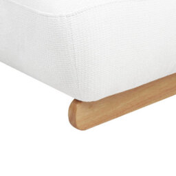 Beliani  Armchair Kokkola Fabric White - thumbnail 8