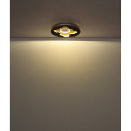 Luminosa Lighting Luminosa Obscura Semi Flush Ceiling Light Matt Black Led 4000K - thumbnail 5