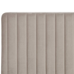 Beliani Bed Velvet Lunan 140 X 200 Cm (Eu Double) Taupe - thumbnail 8